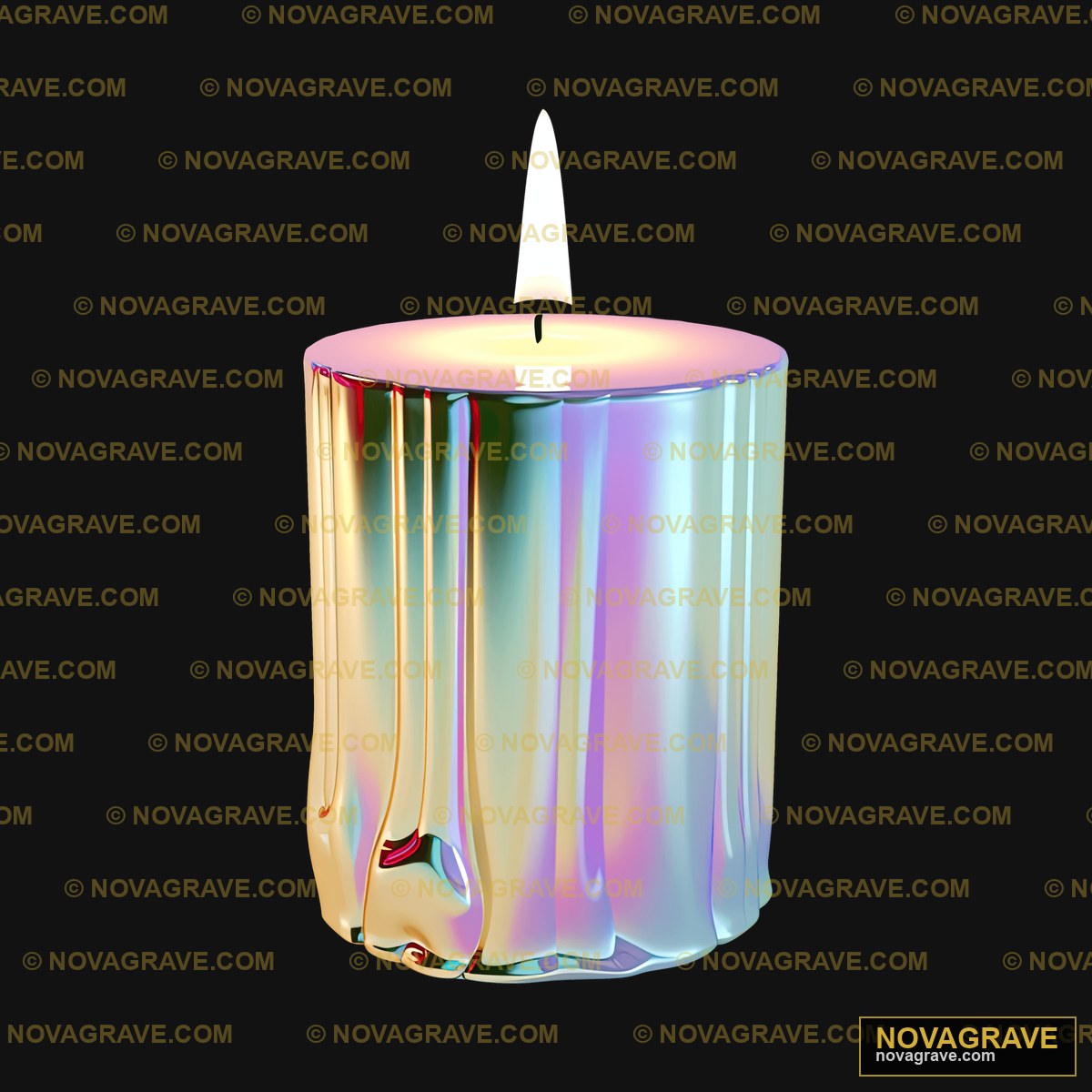 A Candle With A White Flame On Top Other Designs - Design DTF