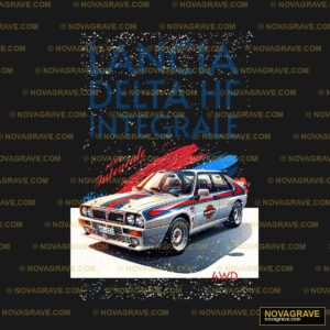 A Car With A Surfboard On The Hood Streetwear Urban - DTF Transfer Design