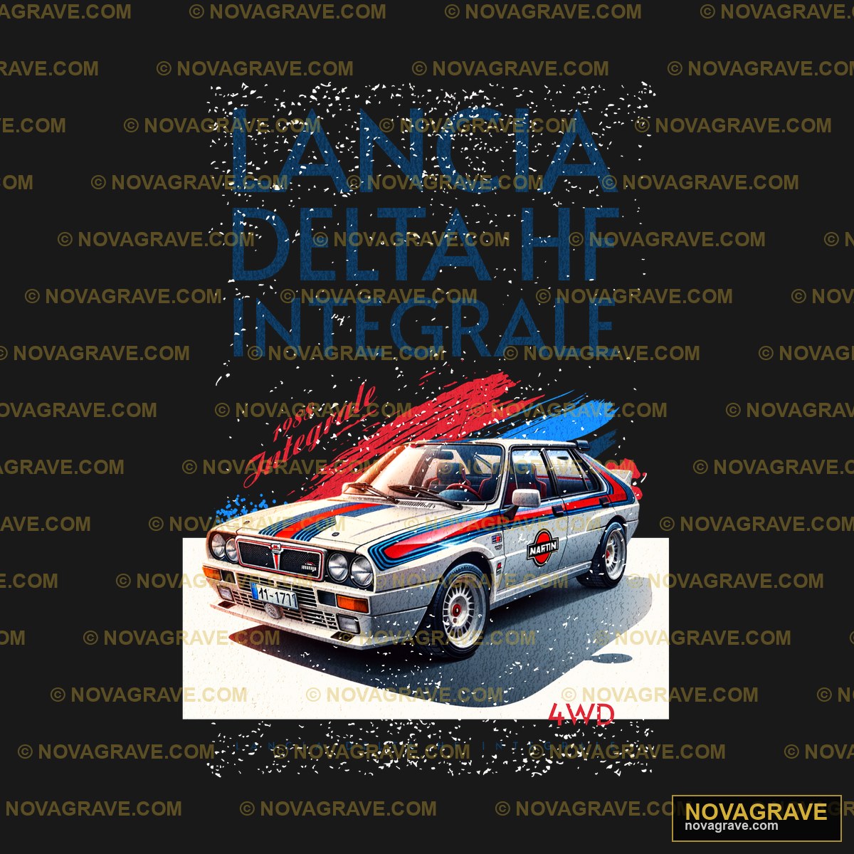 A Car With A Surfboard On The Hood Streetwear Urban - DTF Transfer Design