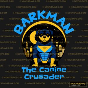 A Cartoon Bear With A Superhero Costume Animals Wildlife - Design DTF