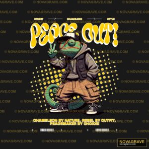 A Cartoon Character In A Hoodie With A Hoodie Streetwear Urban - DTF Transfer Design