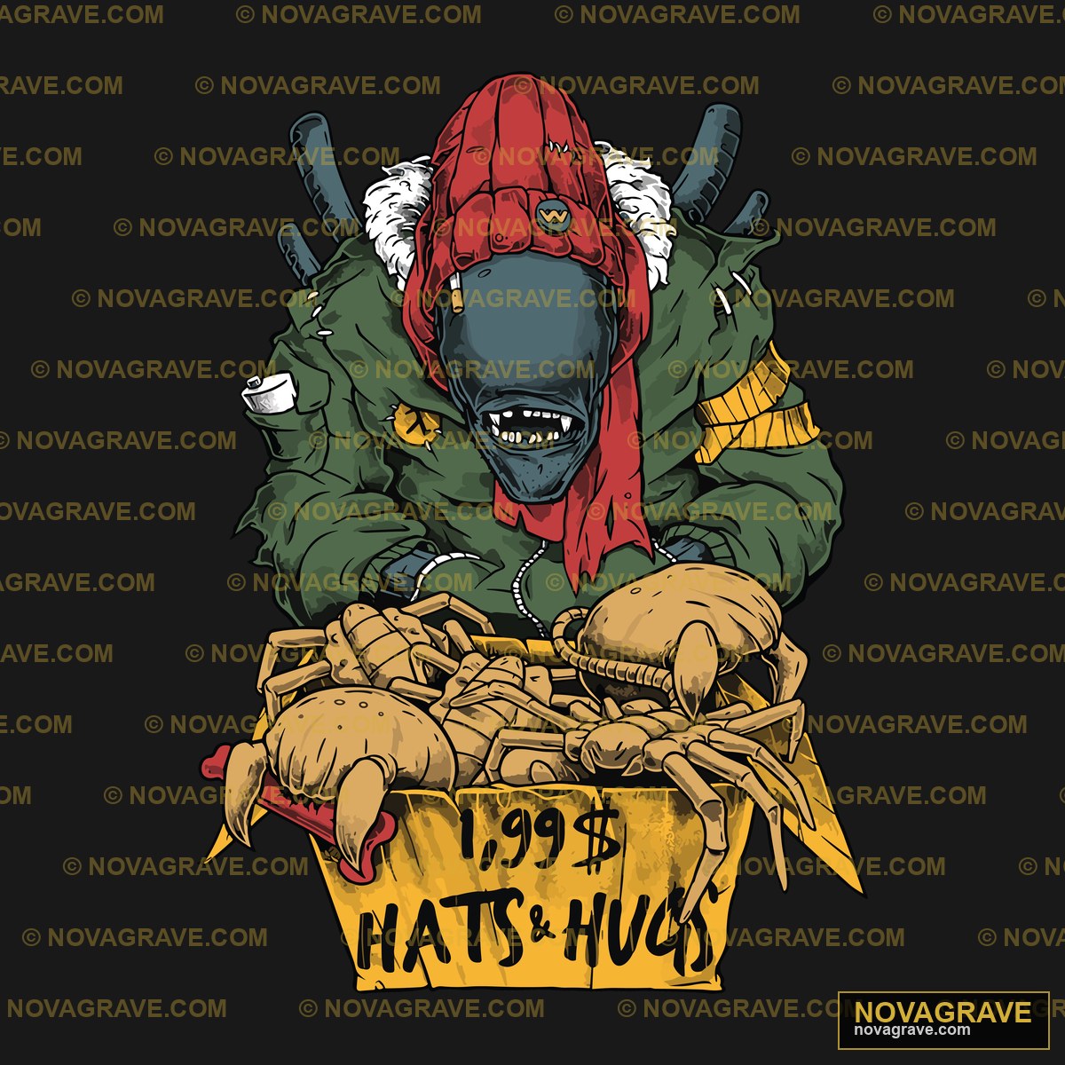 A Cartoon Character In A Red Hat And Green Ja Other Designs - Design DTF