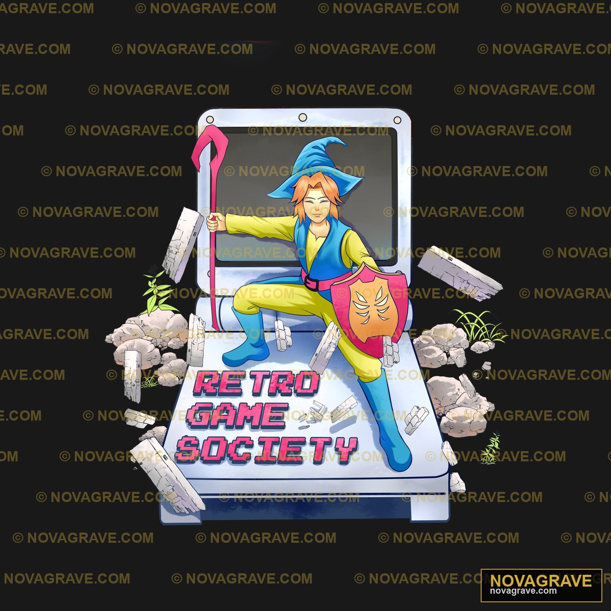A Cartoon Character Is Standing On A Laptop Other Designs - DTF Transfer Design