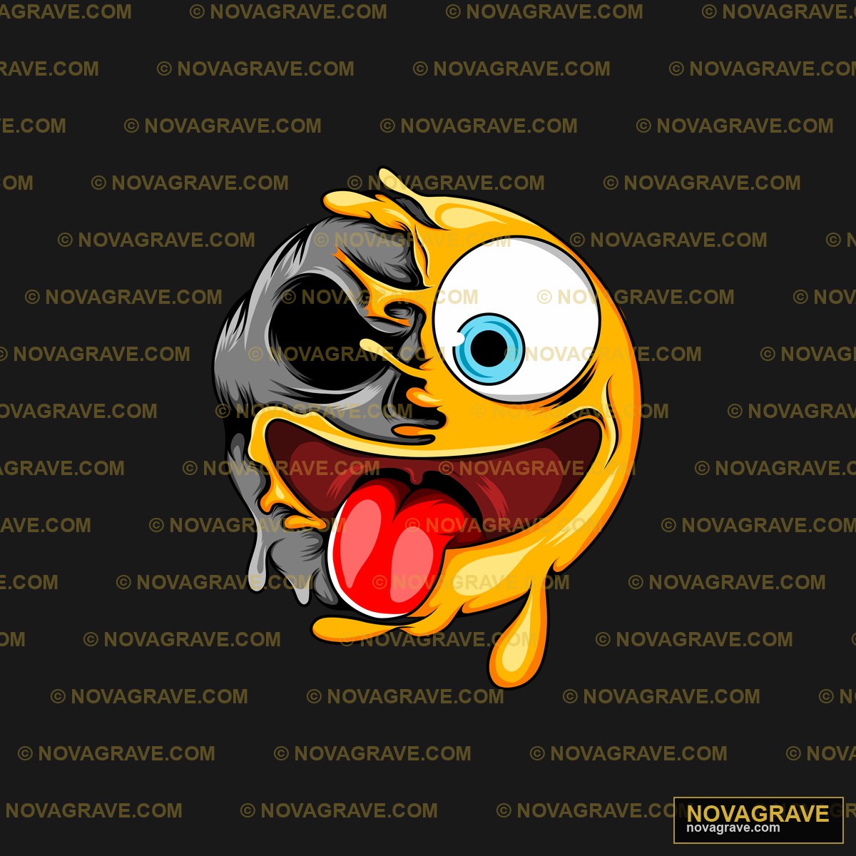 A Cartoon Character With A Big Mouth And Big Other Designs - DTF Ontwerp