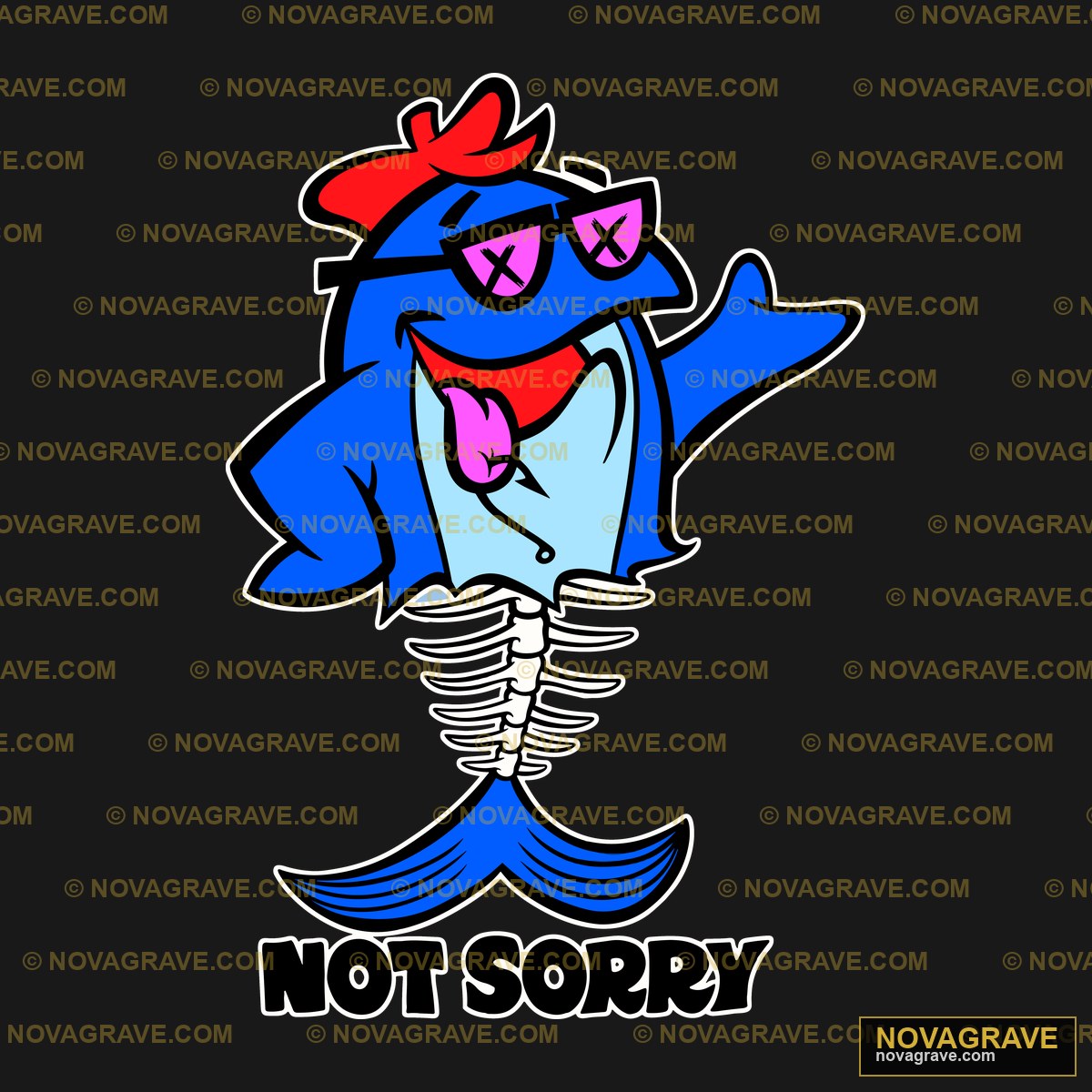 A Cartoon Character With A Red Bow And A Blue Typography Slogans - DTF Transfer Design