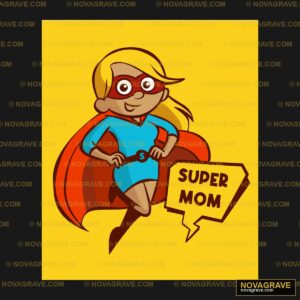 A Cartoon Character With A Superhero Cape And Other Designs - DTF Transfer Design