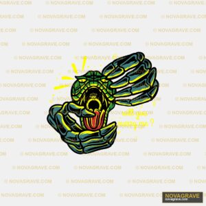 A Cartoon Character With A Yellow And Black F Other Designs - Design DTF
