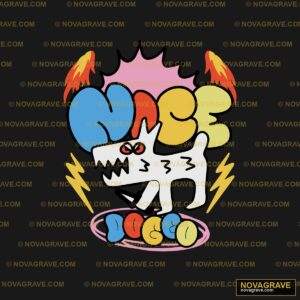 A Cartoon Dog With A Bunch Of Balls Animals Wildlife - DTF Ontwerp