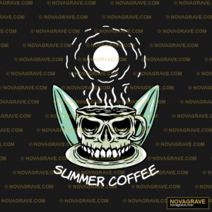 A Cartoon Skull With A Knife And Fork Streetwear Urban - Design DTF