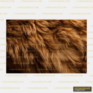 A Close Up Of A Furry Animals Fur Animals Wildlife - DTF Transfer Design