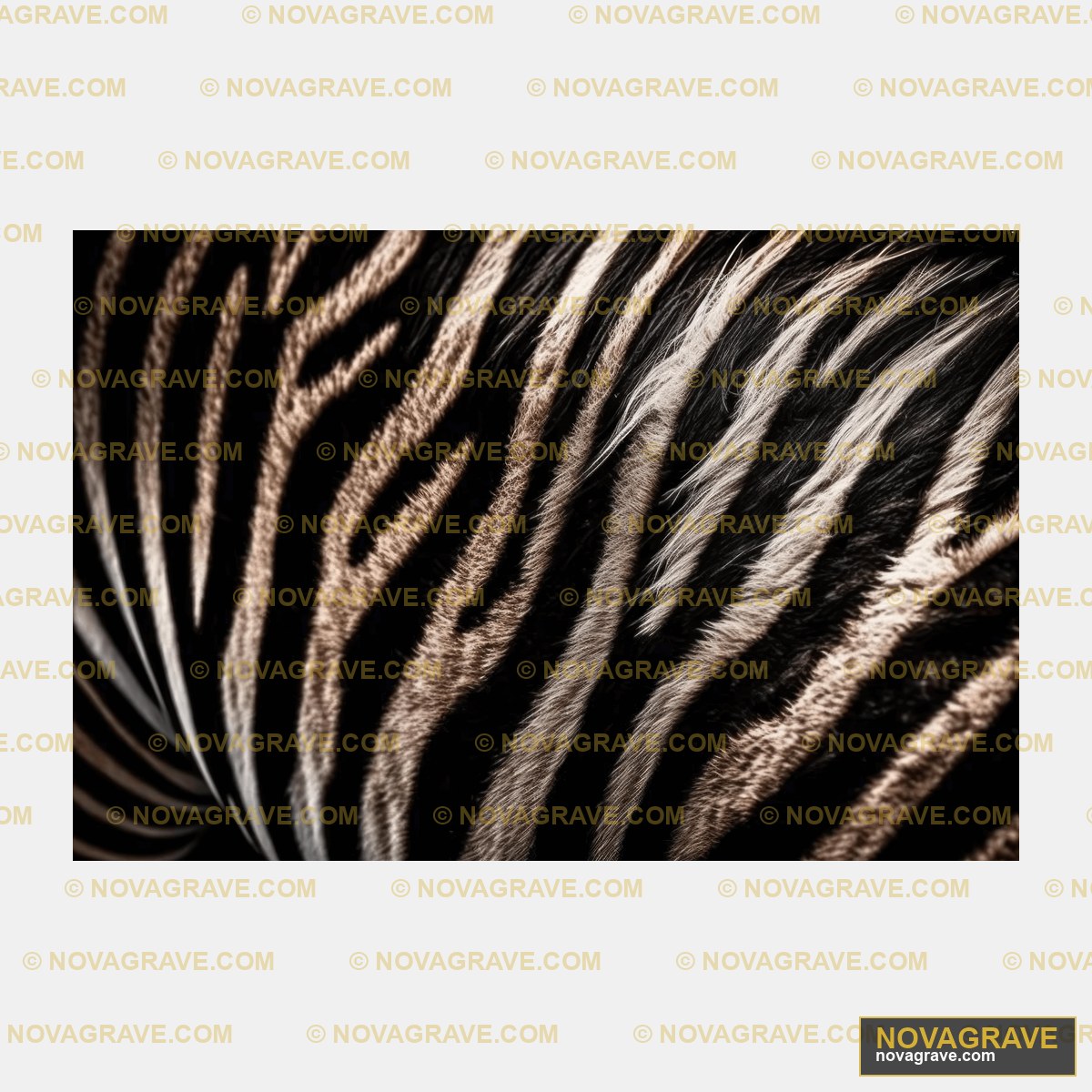 A Close Up Of A Zebras Fur Other Designs - Design DTF