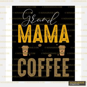 A Coffee Cup With The Wordsgood Mama Family Kids - DTF Transfer Design