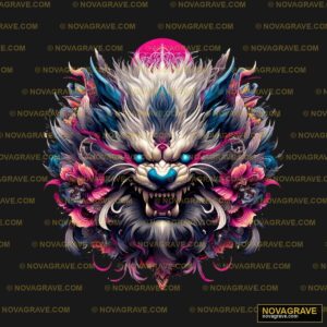 Ferocious Wolf Head DTF Design SVG - Instant Download