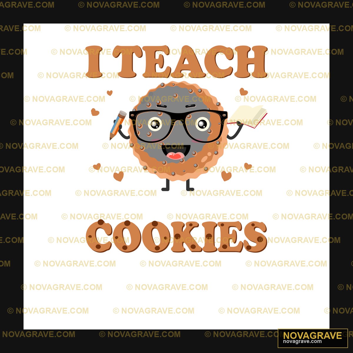 A Cookie With A Pencil And A Pencil In It Professions - Design DTF