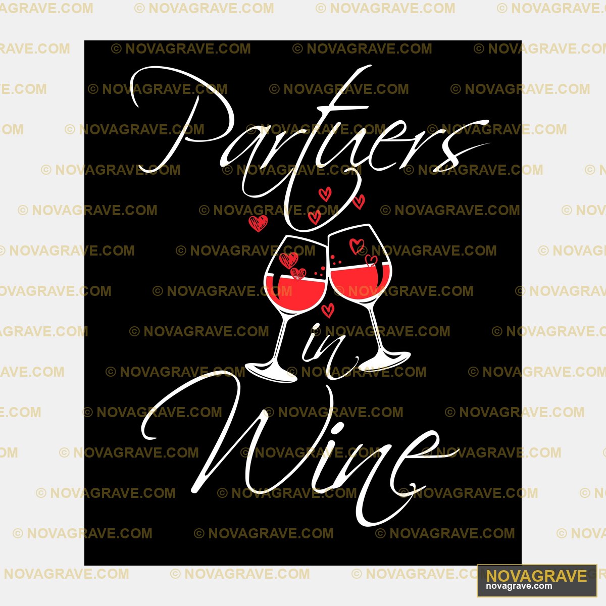 A Couple Holding Wine Glasses With The Words Humor Fun - DTF Ontwerp