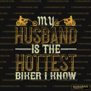A Couple Of Motorcycles With The Words Husban Music Culture - DTF Transfer Design
