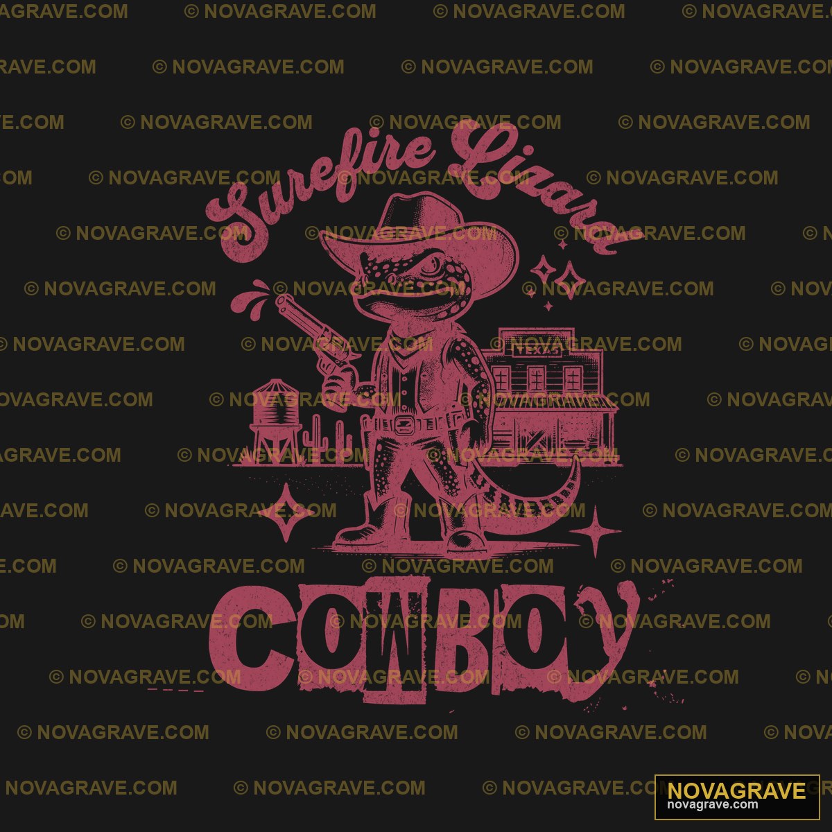 A Cowboy With A Guitar And A Guitar In His Ha Animals Wildlife - DTF Transfer Design