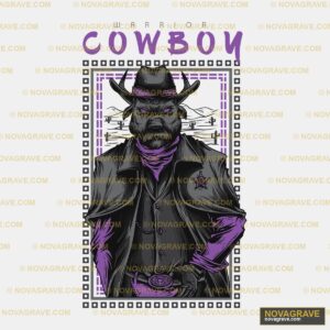 A Cowboy With A Hat And A Canel Animals Wildlife - DTF Transfer Design