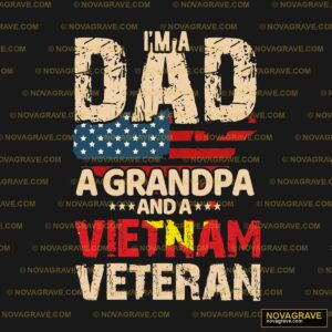 A Dad And A Vietnam Veteran Patriotic Military - DTF Ontwerp
