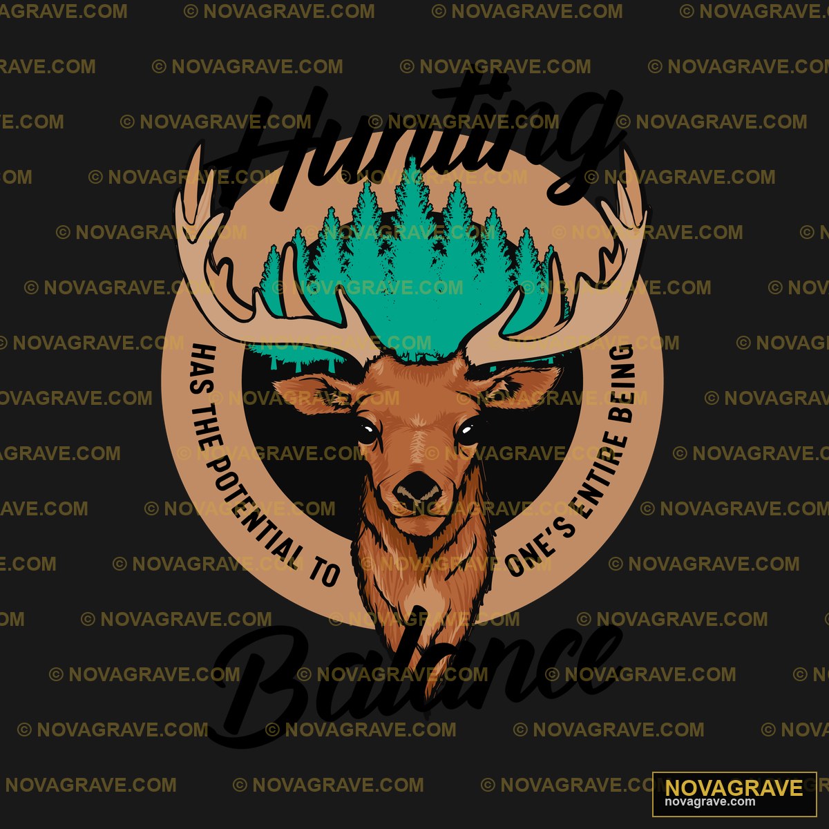 A Deer With Green Ant Animals Wildlife - Design DTF