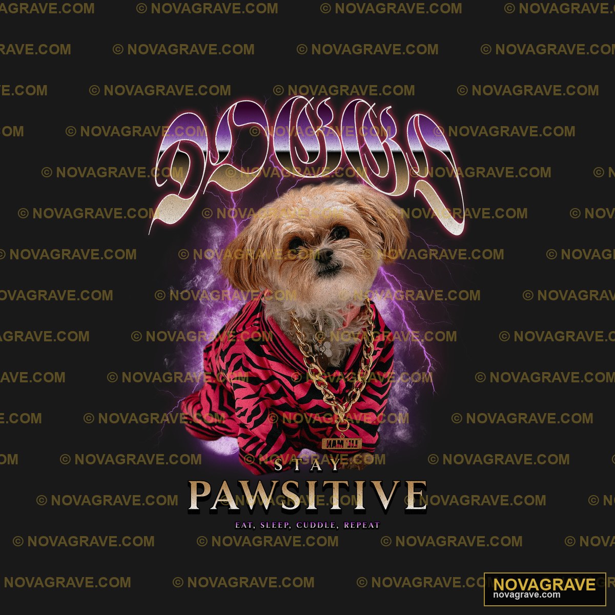 A Dog Wearing A Red And Black Shirt Animals Wildlife 2 - DTF Ontwerp