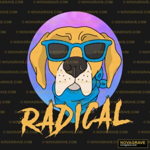 A Dog Wearing Sunglasses And A Blue Shirt Animals Wildlife - Design DTF