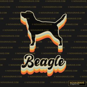 A Dog With The Word Beae On It Animals Wildlife - DTF Transfer Design