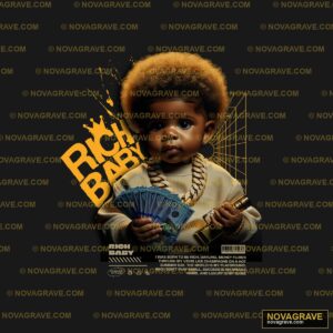 A Doll Holding A Bunch Of Money Family Kids - DTF Transfer Design