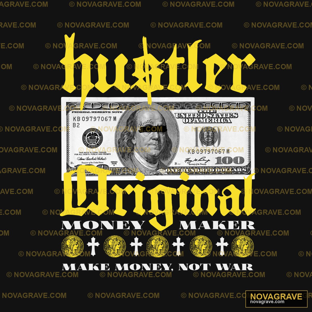 A Dollar With The Words Hur Legal Money Typography Slogans - DTF Transfer Design