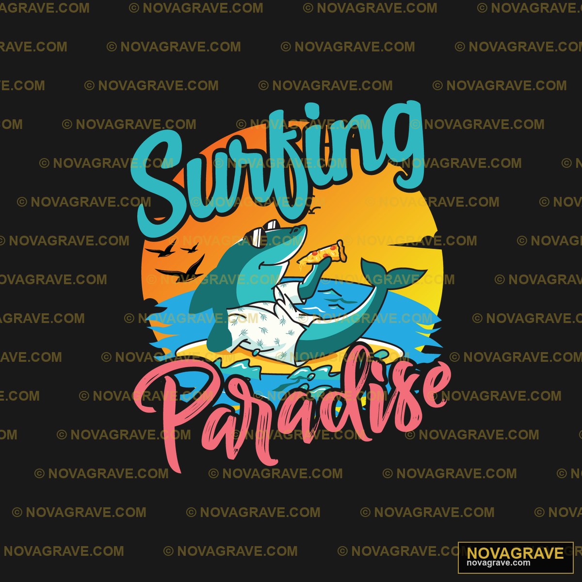 A Dolphin Swimming In The Ocean With The Word Animals Wildlife - Design DTF