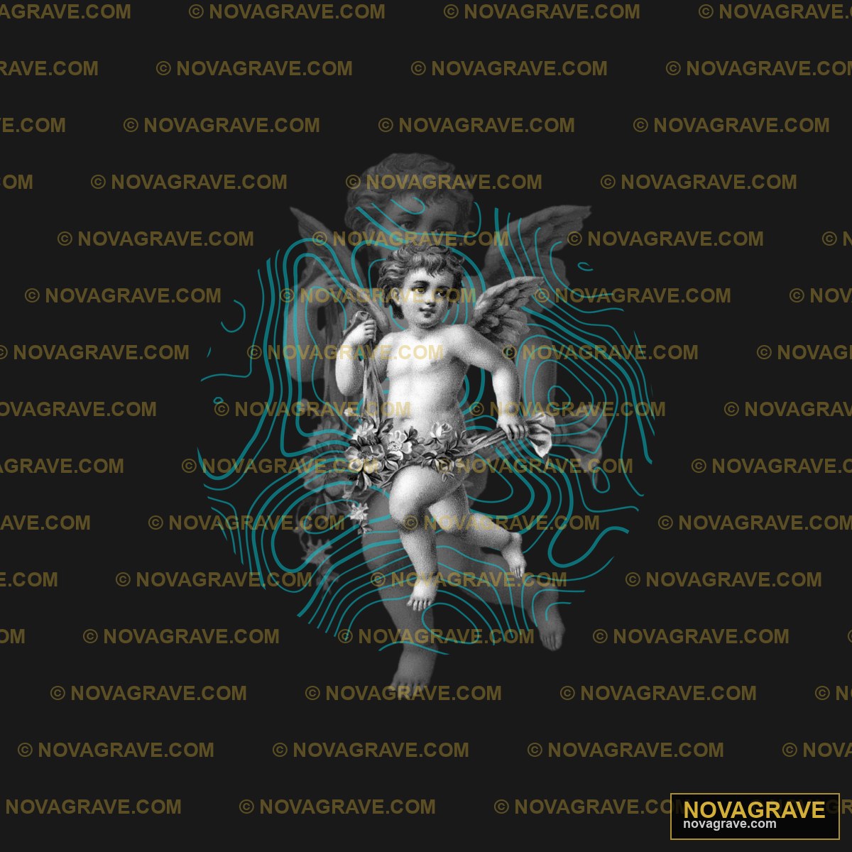 A Drawing Of A Cupid With A Cupid Seasonal Holiday - DTF Ontwerp