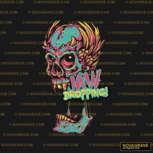 A Drawing Of A Skull With The Wordsday Of The Streetwear Urban - DTF Transfer Design