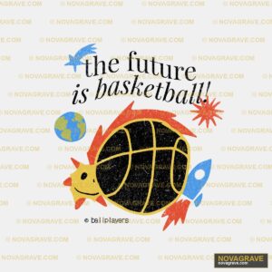 A Fish With A Basketball Ball And A Star Animals Wildlife - Design DTF