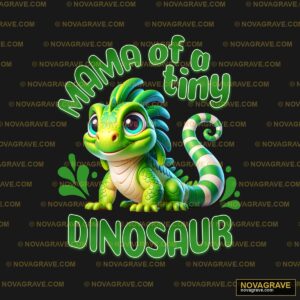 A Green And White Cartoon Character With The Animals Wildlife - DTF Transfer Design