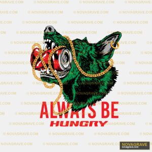 A Green Bear With A Chain Around Its Neck Animals Wildlife - DTF Transfer Design