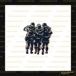 A Group Of People Hugging In The Middle Of A Other Designs - DTF Transfer Design