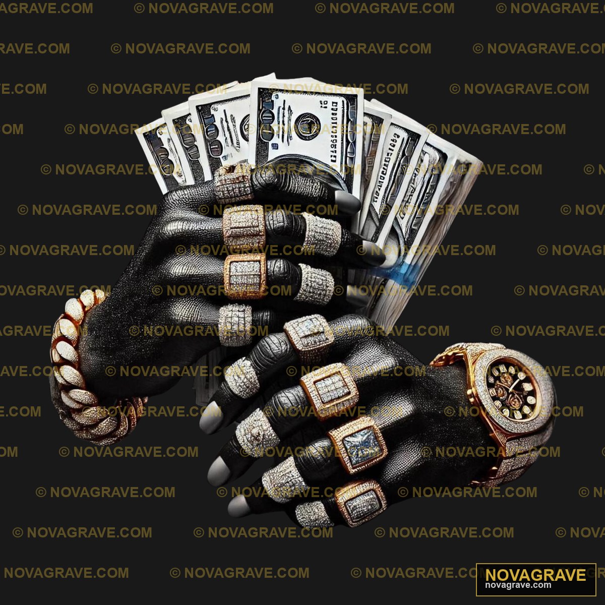 A Hand Holding A Bunch Of Money Family Kids - DTF Ontwerp