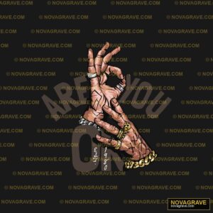 A Hand With A Chain On It Streetwear Urban - DTF Transfer Design