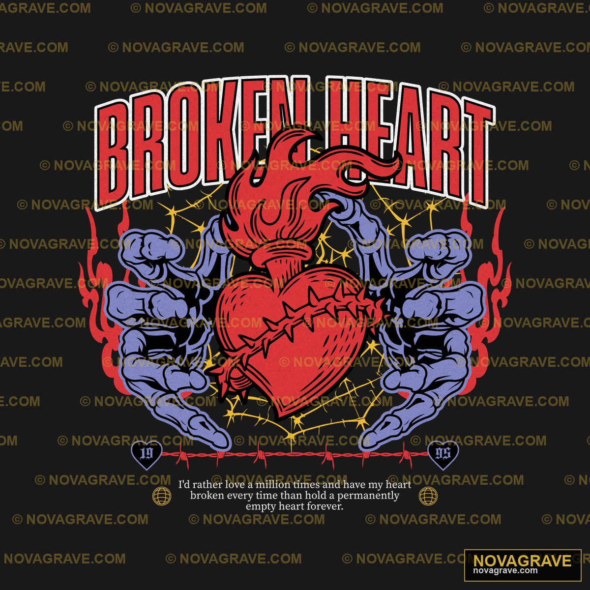 A Heart With A Heart In The Middle Of It Surr Seasonal Holiday - DTF Transfer Design