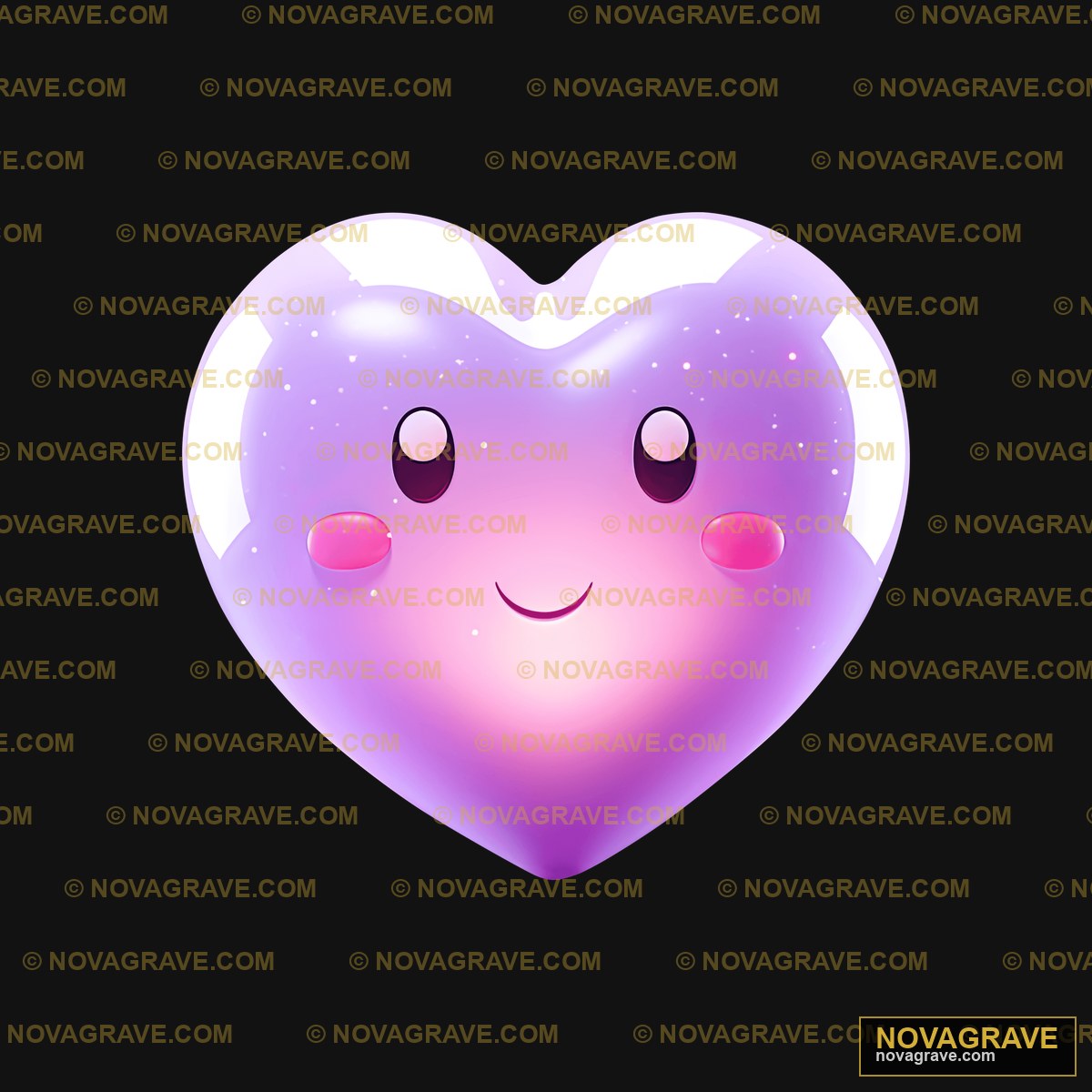A Heart With A Smiley Face Seasonal Holiday 2 - DTF Ontwerp