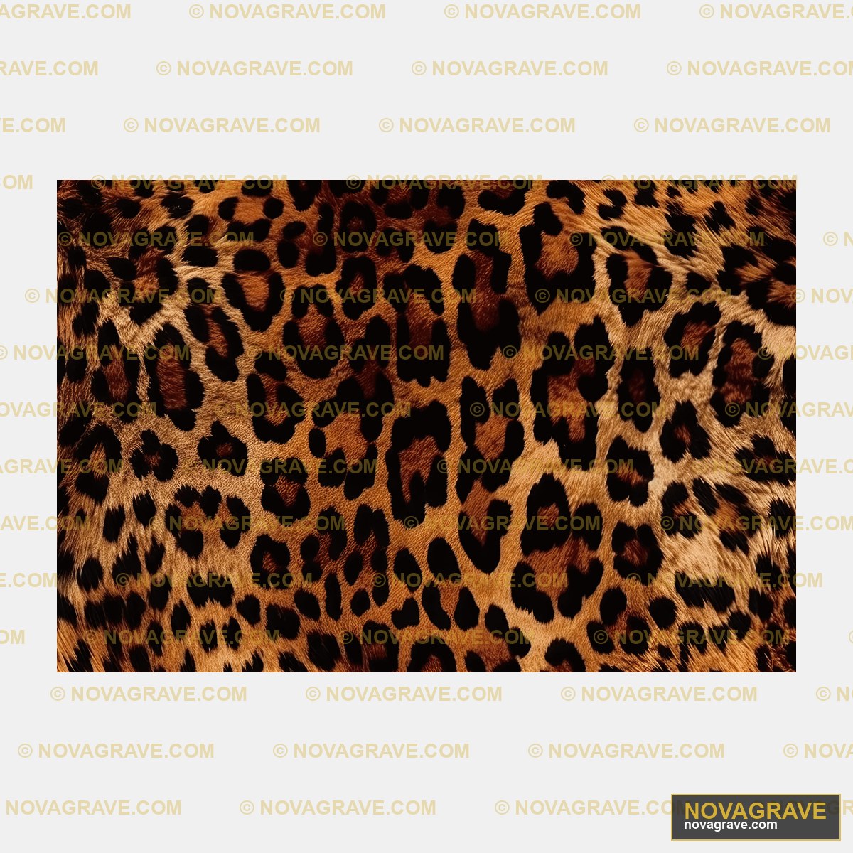 A Leopard Print Fabric Animals Wildlife - DTF Transfer Design