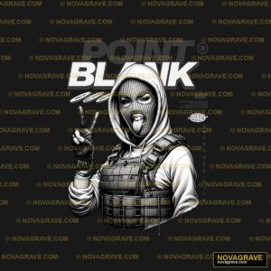 A Man In A Hoodie Holding A Gun Streetwear Urban - DTF Transfer Design