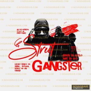 Street Gangster DTF Design PNG - Urban Men with Masks & Quotes