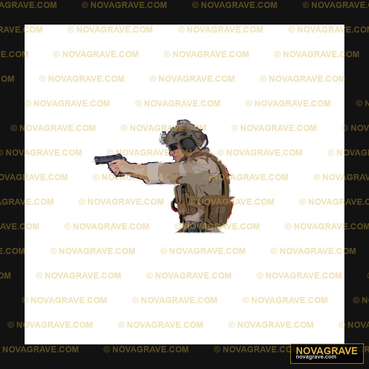 A Man In A Hunting Outfit Aiming A Gun Other Designs - DTF Ontwerp