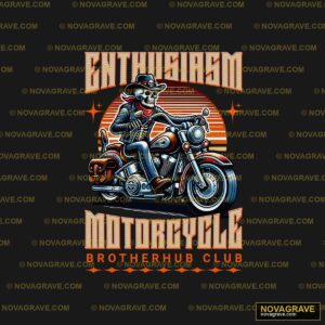 A Man Riding A Motorcycle Other Designs - DTF Transfer Design