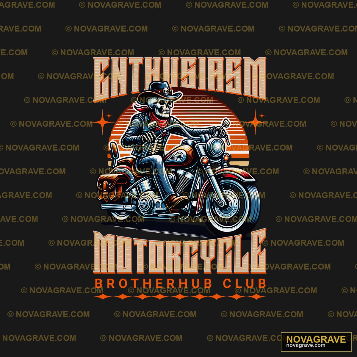 A Man Riding A Motorcycle Other Designs - DTF Transfer Design