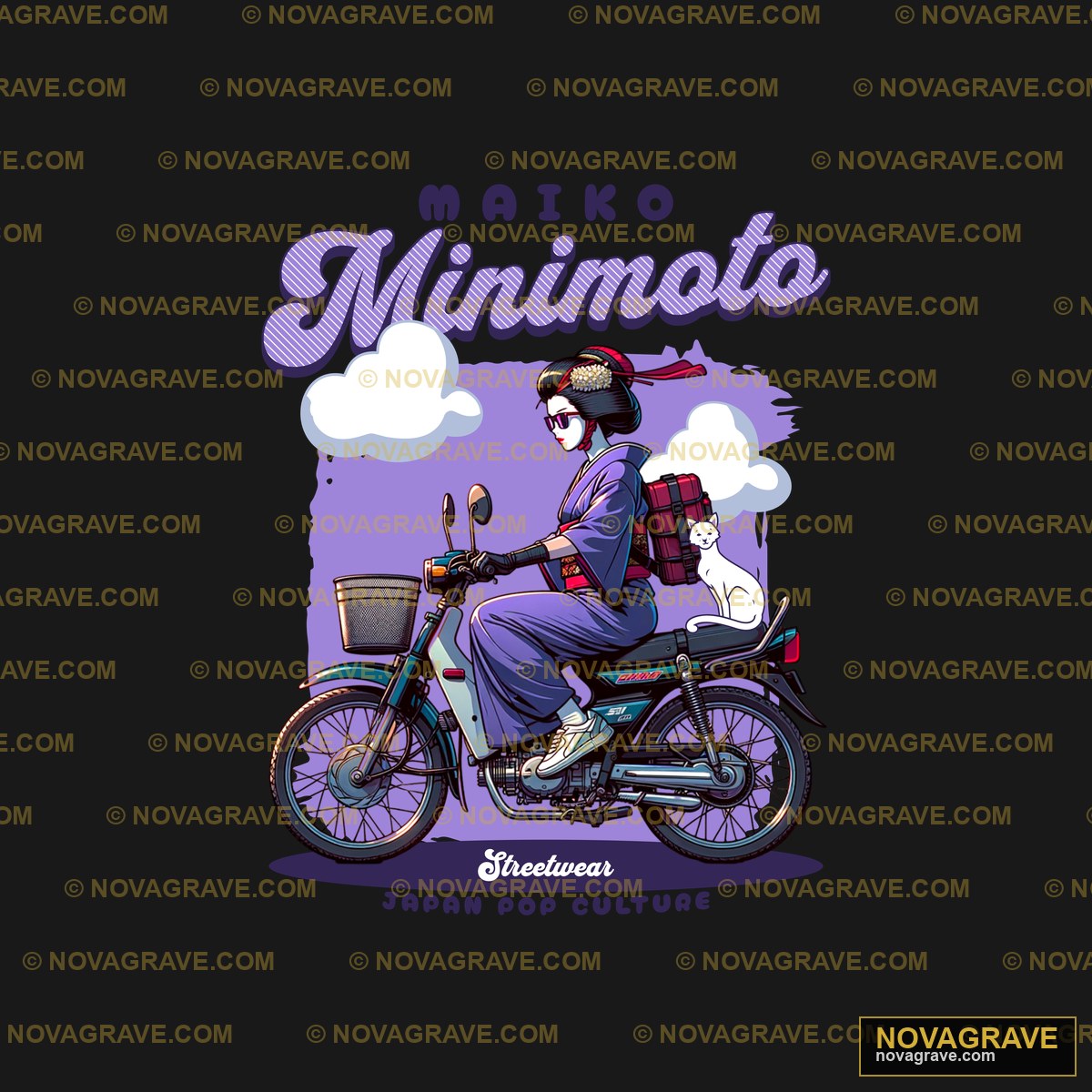 A Man Riding A Motorcycle With A Backpack On Other Designs - Design DTF
