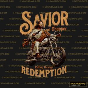 A Man Riding A Motorcycle With A Banner Other Designs - DTF Transfer Design