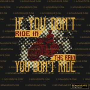 A Man Riding A Motorcycle With The Words I Do Typography Slogans - DTF Ontwerp