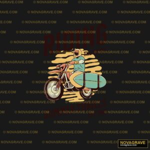 A Man Riding A Motorcycle With The Words Ridi Typography Slogans - DTF Transfer Design